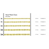 Hand Made  Chain   4,75 mm 45 cm 14,9 gr 14 K 585