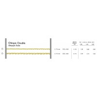 Olimpic  Double  3,7 mm 45 cm 4,15 gr 14 K 585