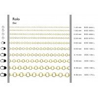 Rolo 1,45 mm 45 cm 1,15 gr 14 K 585