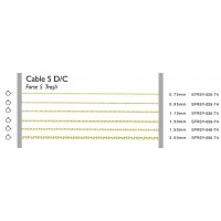  Cable S D/C 1,1 mm 45 cm 1,55 gr 14 K 585