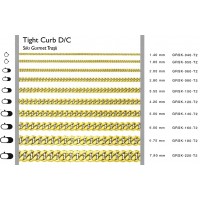 Tight Curb D/C 7,9 mm 45 cm 35,35 gr 14 K 585