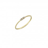  14K Gold Ring with diamond   0,04ct