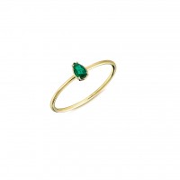  14K Gold Ring with diamond   0,16ct