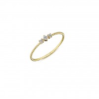  14K Gold Ring with diamond   0,065ct