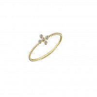  14K Gold Ring with diamond   0,039ct