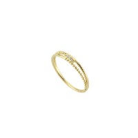  14K Gold Ring with diamond   0,017ct