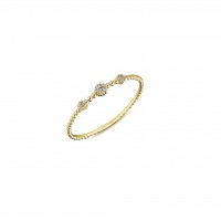  14K Gold Ring with diamond   0,055ct