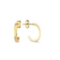 14 K Gold Zircon stone Earring 1,31 gr 