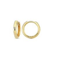 14 K Gold Zircon stone Earring 1,51 gr 