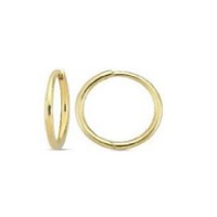 14 K Gold Zircon stone Earring 1,15 gr 