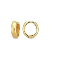 14 K Gold Zircon stone Earring 1,94 gr 