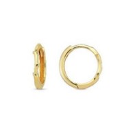 14 K Gold Zircon stone Earring 1,33 gr 