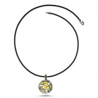 Friendly Wolves Locket Silver Necklace