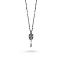 Special Plated Skull Silver Necklace