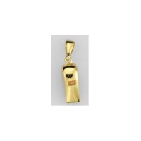  14K Gold Zircon stone Pendant 1,02 gr 