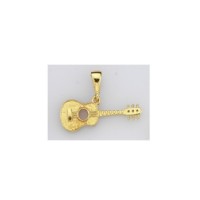  14K Gold Zircon stone Pendant 0,88 gr 