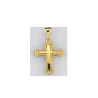  14K Gold Zircon stone Pendant 1,12 gr 