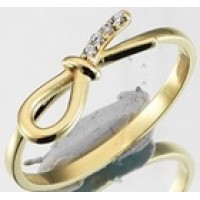  14K Gold Zircon stone Ring 1,51 gr 