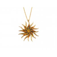 Silver    necklace    with    pendant                                     121-925K