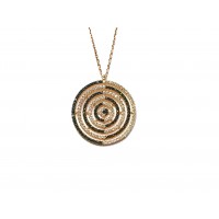 Silver    necklace    with    pendant                                     159-925K