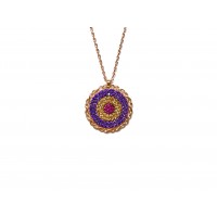 Silver    necklace    with    pendant                                     160-925K