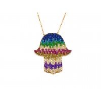 Silver    necklace    with    pendant                                     7-925K