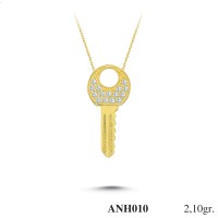 Silver    necklace    with    pendant                                          ANH010-925K