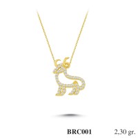 Silver    necklace    with    pendant                                          BRC001-925K