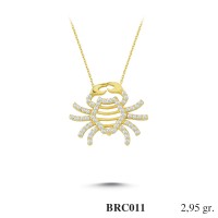 Silver    necklace    with    pendant                                          BRC011-925K
