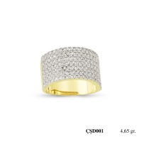  Silver Ring with stone CSD01-925K