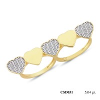  Silver Ring with stone CSD031-925K
