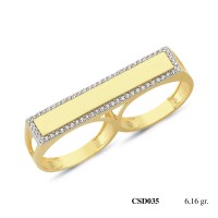  Silver Ring with stone CSD035-925K
