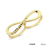  Silver Ring with stone CSD040-925K