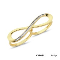  Silver Ring with stone CSD041-925K