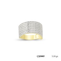  Silver Ring with stone CSD05-925K