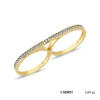  Silver Ring with stone CSD051-925K