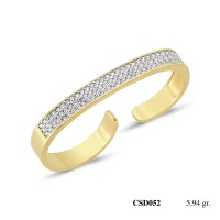  Silver Ring with stone CSD052-925K