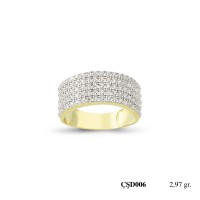  Silver Ring with stone CSD06-925K