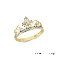  Silver Ring with stone CSD063-925K
