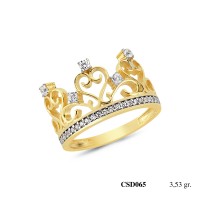  Silver Ring with stone CSD065-925K