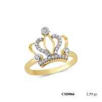  Silver Ring with stone CSD066-925K