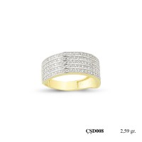  Silver Ring with stone CSD08-925K