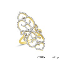  Silver Ring with stone CSD084-925K
