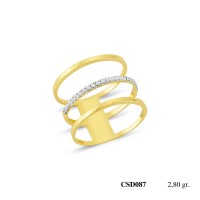  Silver Ring with stone CSD087-925K