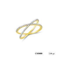  Silver Ring with stone CSD088-925K