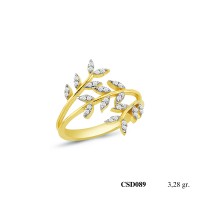  Silver Ring with stone CSD089-925K