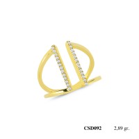  Silver Ring with stone CSD092-925K