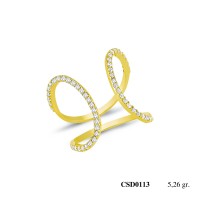  Silver Ring with stone CSD113-925K