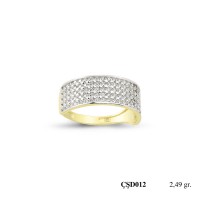 Silver Ring with stone CSD12-925K