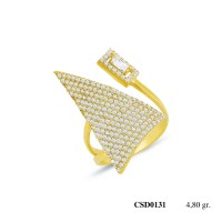  Silver Ring with stone CSD131-925K